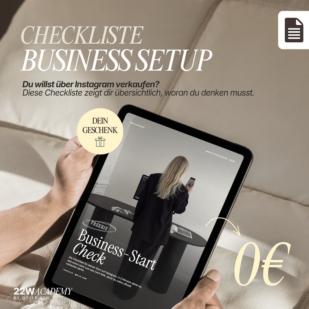 Checkliste Business Setup
